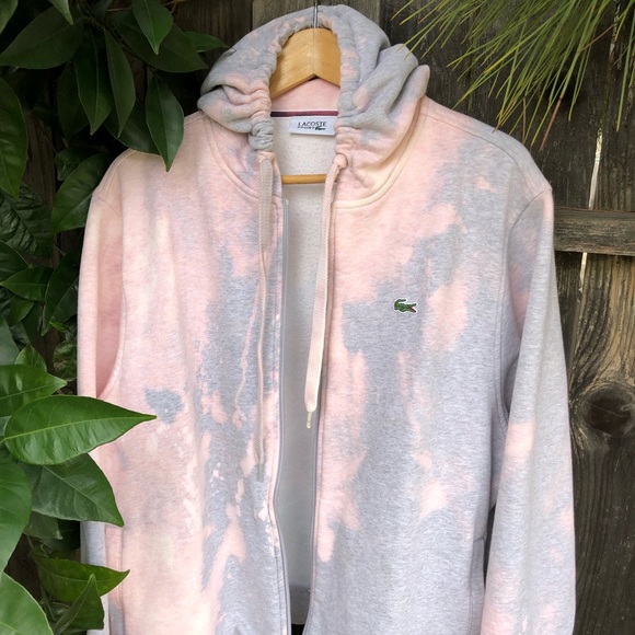 🐊🐊 Lacoste bleach spill hoodie - Picture 7 of 8